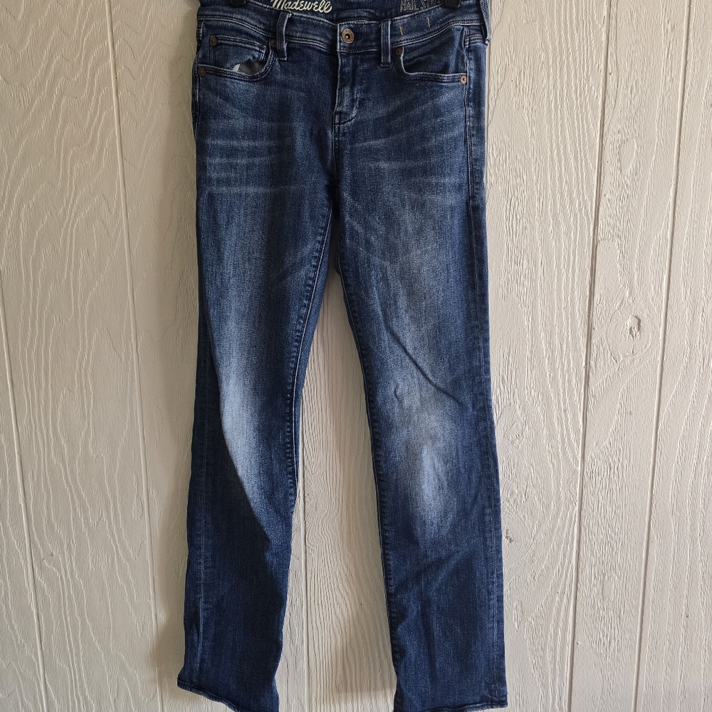 Madewell Women's Straight Leg Jeans - Dark Blue